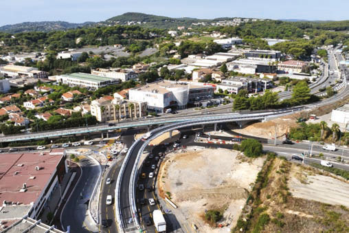 SOPHIA ANTIPOLIS : LE NOUVEL AUTOPONT soulage le nord d’Antibes